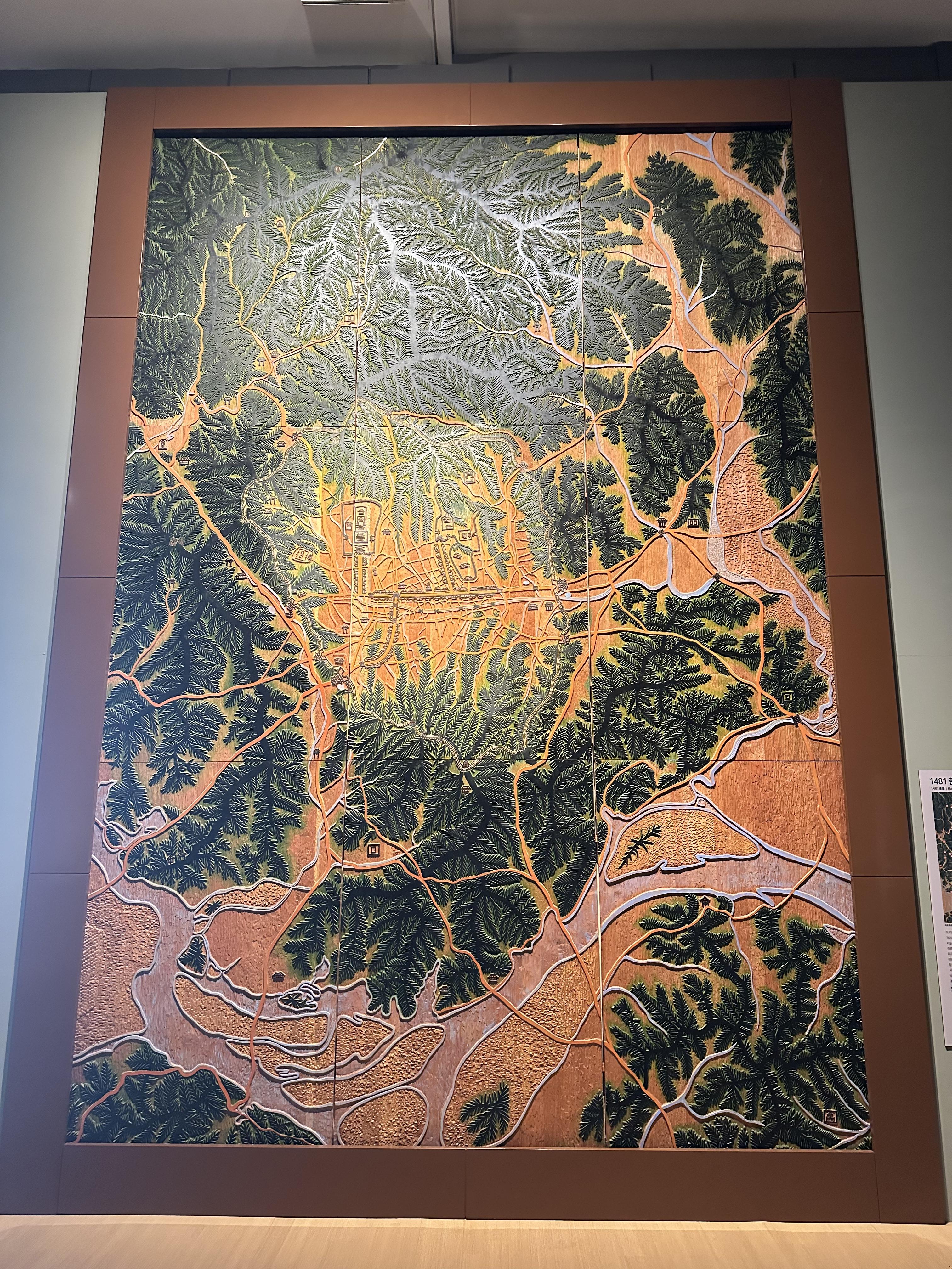 Carte de Hanyang de 1481
